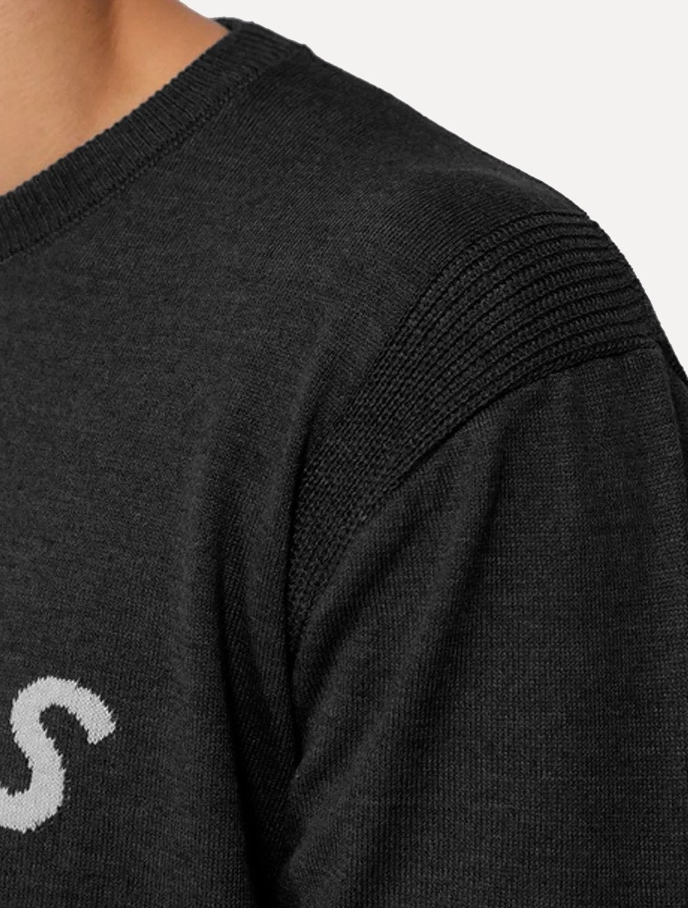 Blusa Guess Masculina Tricot Pullover Triangulo Preta