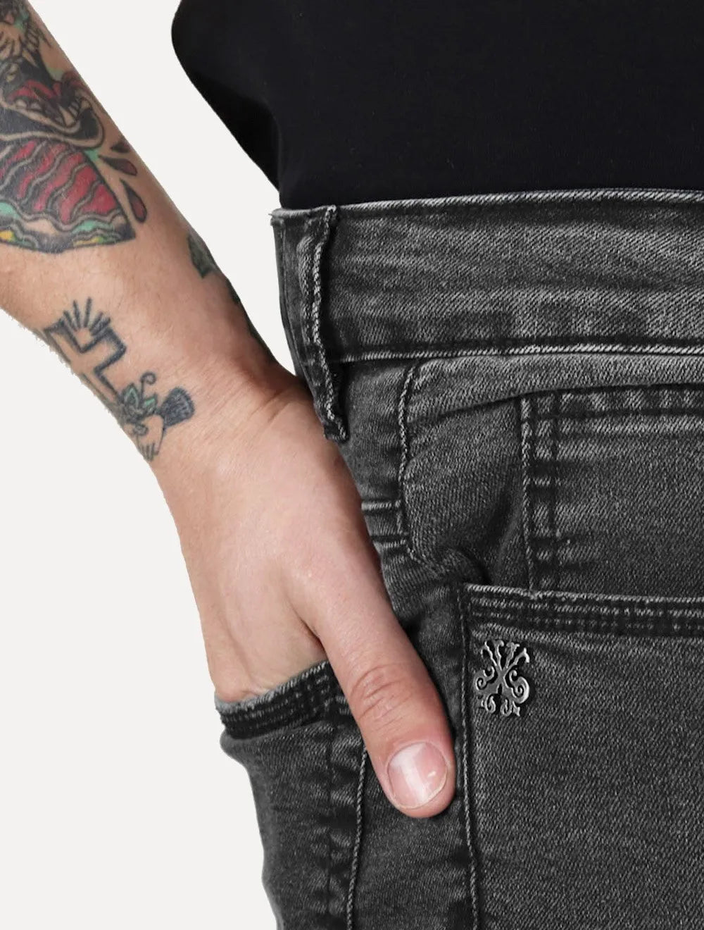 Calça Jeans John John Masculina Slim Honduras Preta