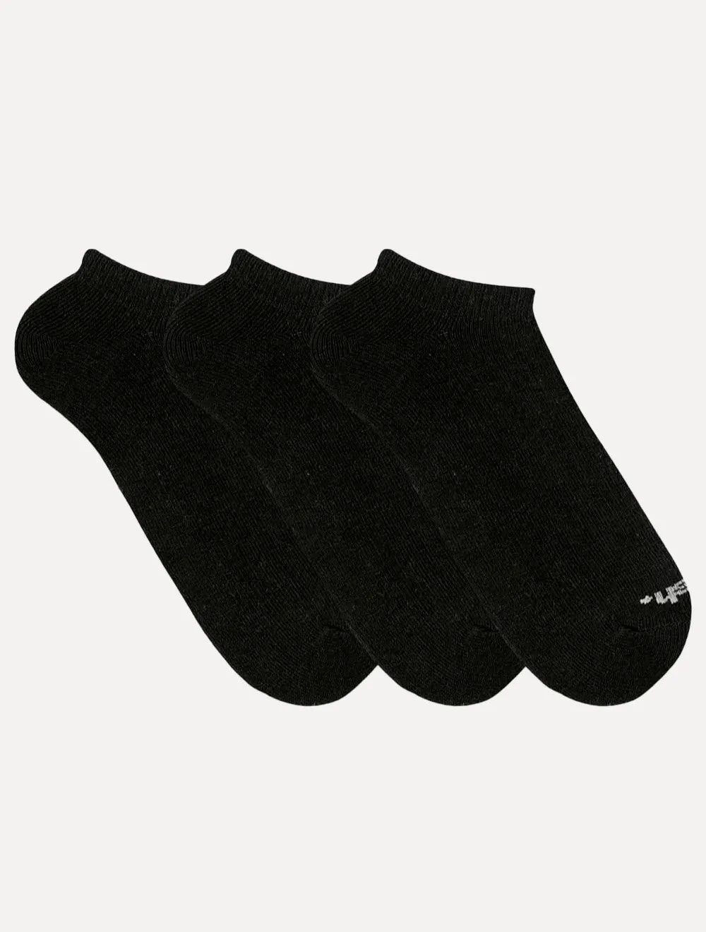 Meia Mash Esportiva Invisível Preta Kit 3 Pares