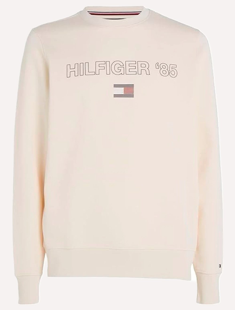 Moletom Tommy Hilfiger Masculino Crewneck '85 Silk Areia