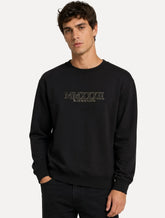 Moletom Ellus Masculino Crewneck Fleece New Future Preto