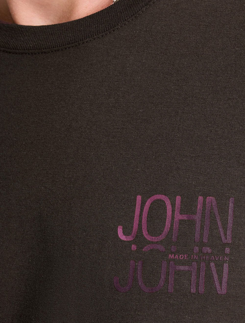 Camiseta John John Masculina Regular Fit Air Marrom Escuro