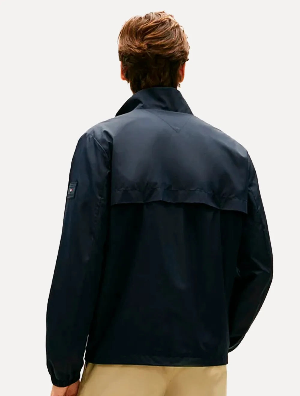 Jaqueta Tommy Hilfiger Branded Rubber Blouson Azul Marinho