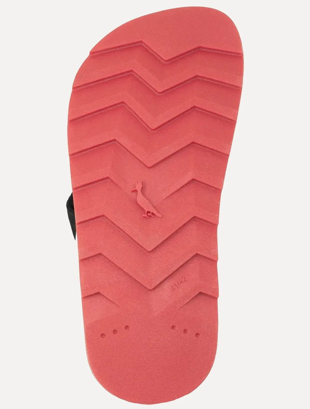 Chinelo Reserva Masculino RSV Deck 2.0 Red Detail Preto
