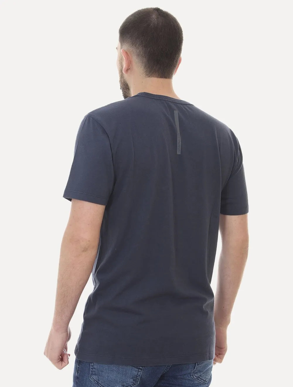 Kit Camisetas Calvin Klein Jeans | Light New Nape Preta/Azul Marinho