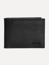 Carteira Aramis Masculina Couro Stripes Preta