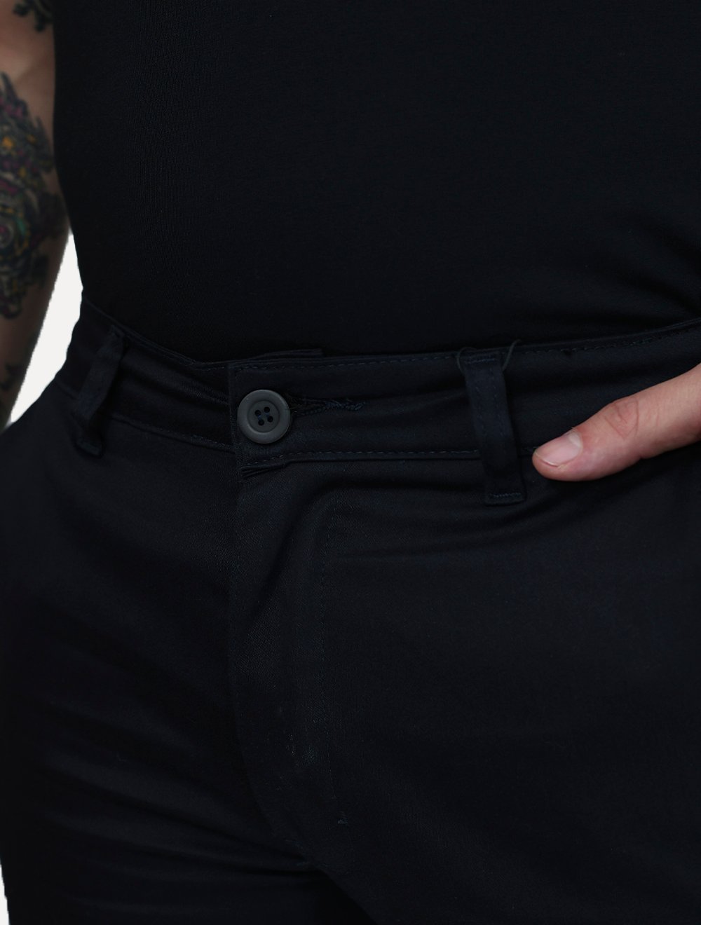 Calça Dixen Masculina Sarja Alfa Azul Marinho