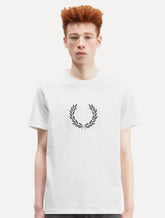 Camiseta Fred Perry Masculina Regular Graphic Mess Branca