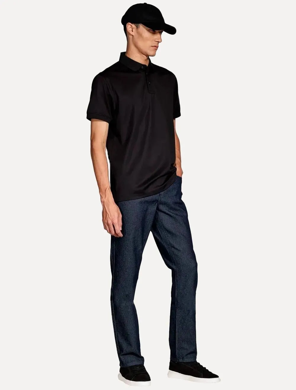 Calça Aramis Masculina Regular Blue Kombat Escuro