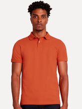 Polo Aramis Masculina Basic Piquet Terracota