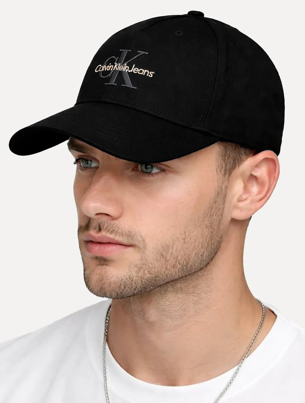 Boné Calvin Klein Jeans 5 Gomos Logo RE Issue Preto