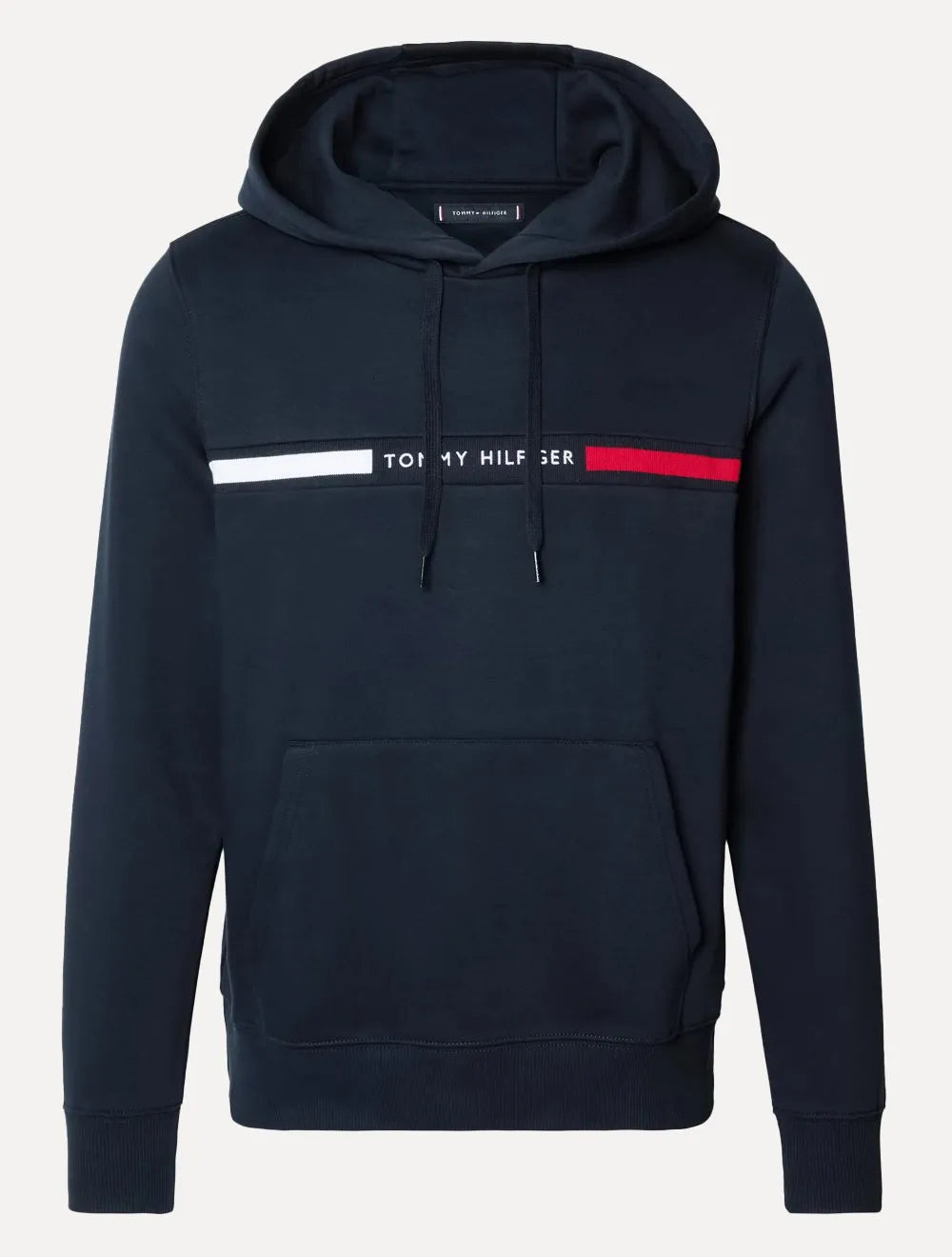 Moletom Tommy Hilfiger Masculino Chest Insert Flag Hoodie Azul Marinho