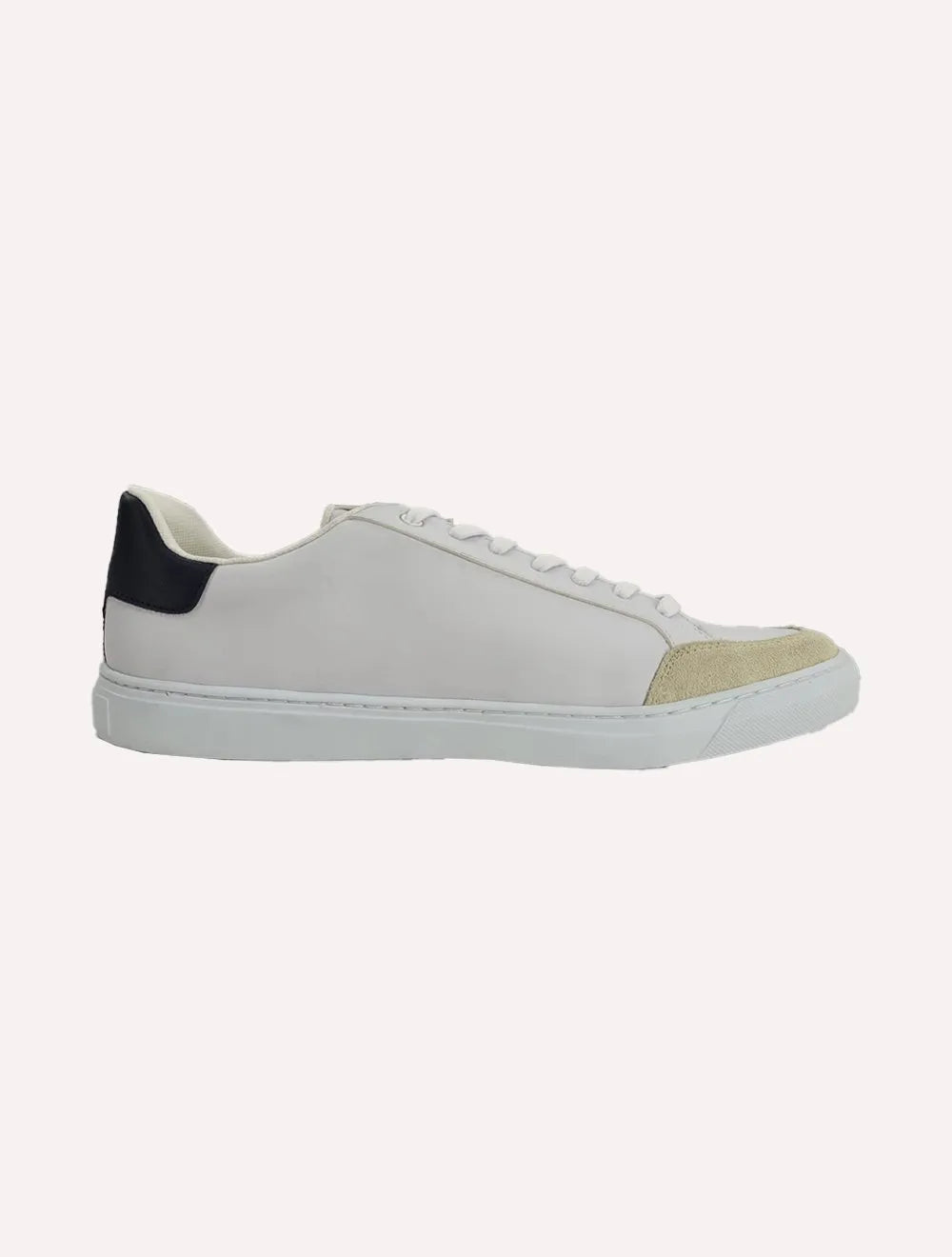Tênis Nautica Masculino SL Couro Azul Marinho/Branco
