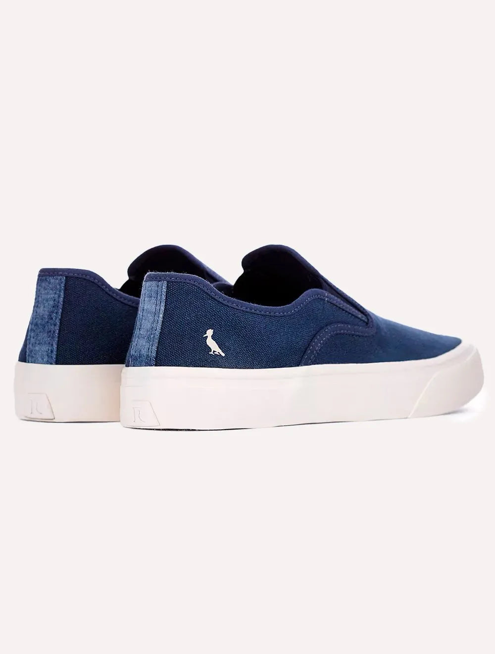 Tênis Reserva Masculino Slip On Mobi Azul Escuro Mescla