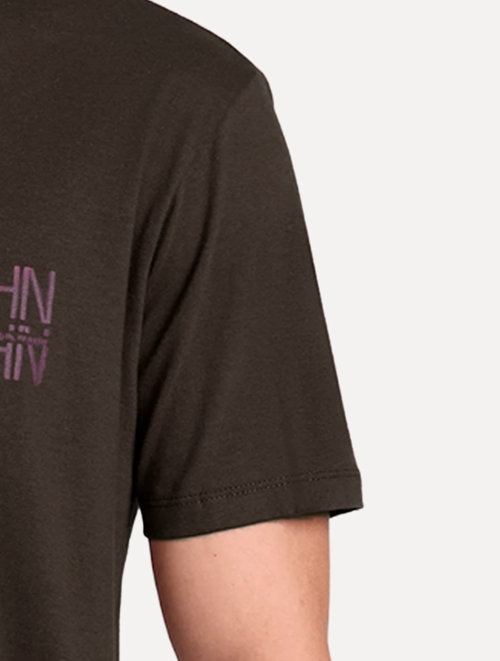 Camiseta John John Masculina Regular Fit Air Marrom Escuro