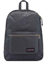 Mochila JanSport Super FX Deep Grey Gold Premium Poly Cinza Escuro