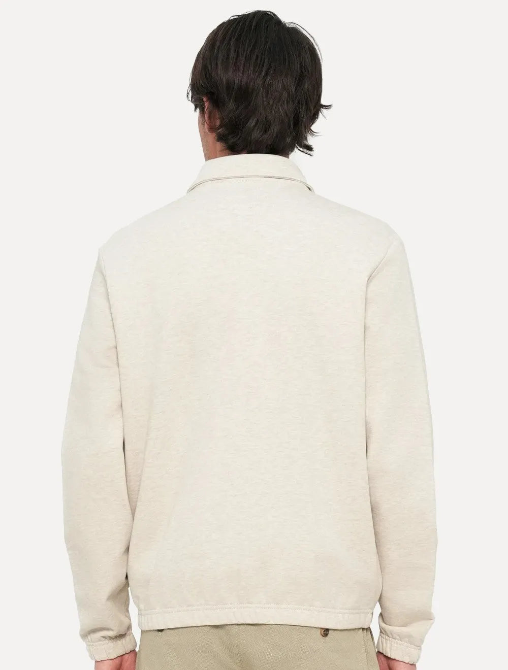 Moletom Tommy Hilfiger Masculino Essential Terry Ivy Zip-Thru Cáqui Claro