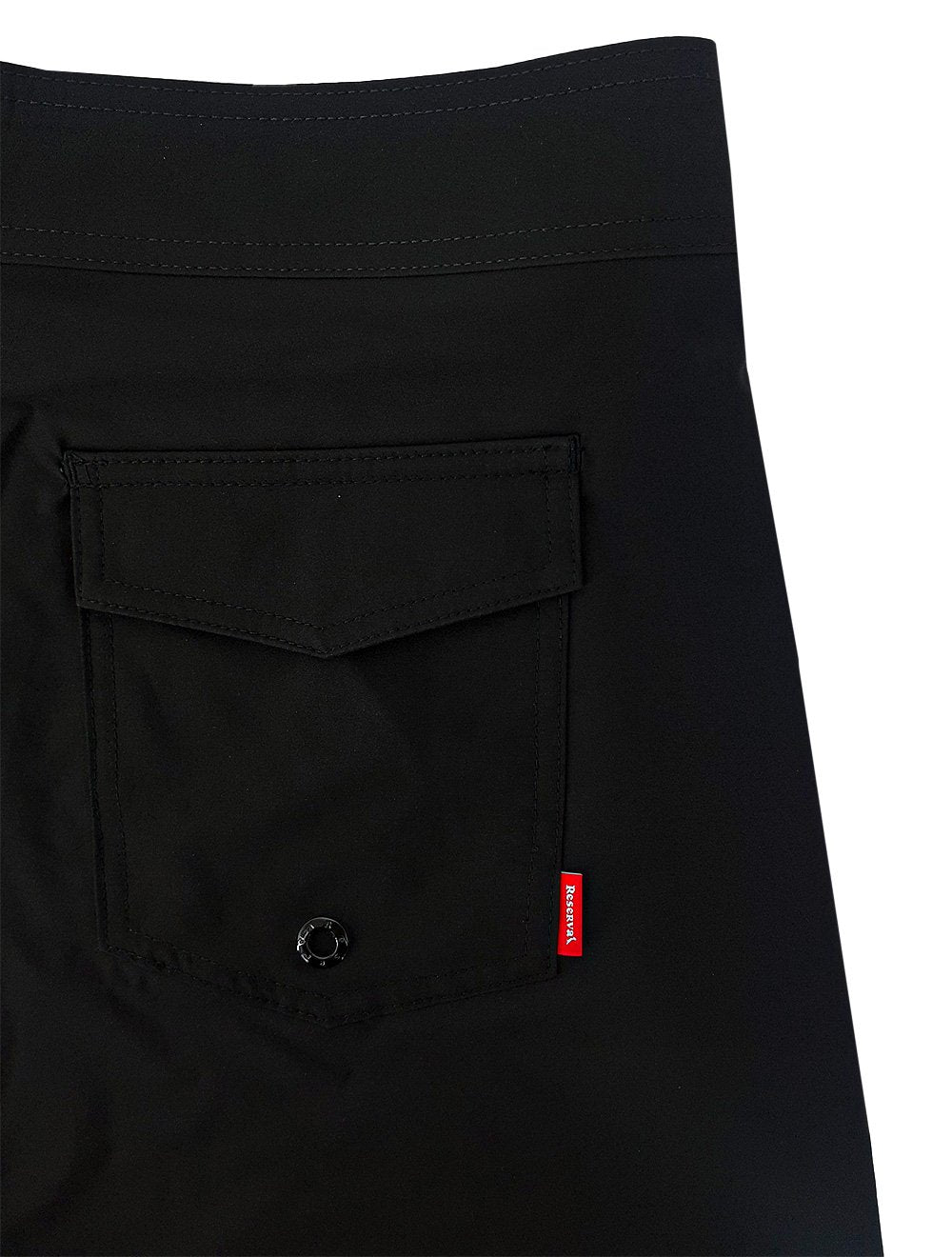 Bermuda Reserva Masculina D'Água Beachwear Lisa Preta