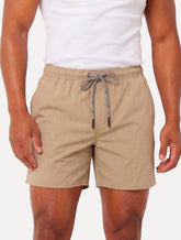 Short Aramis Masculino D'Água Elastico Logo Cáqui