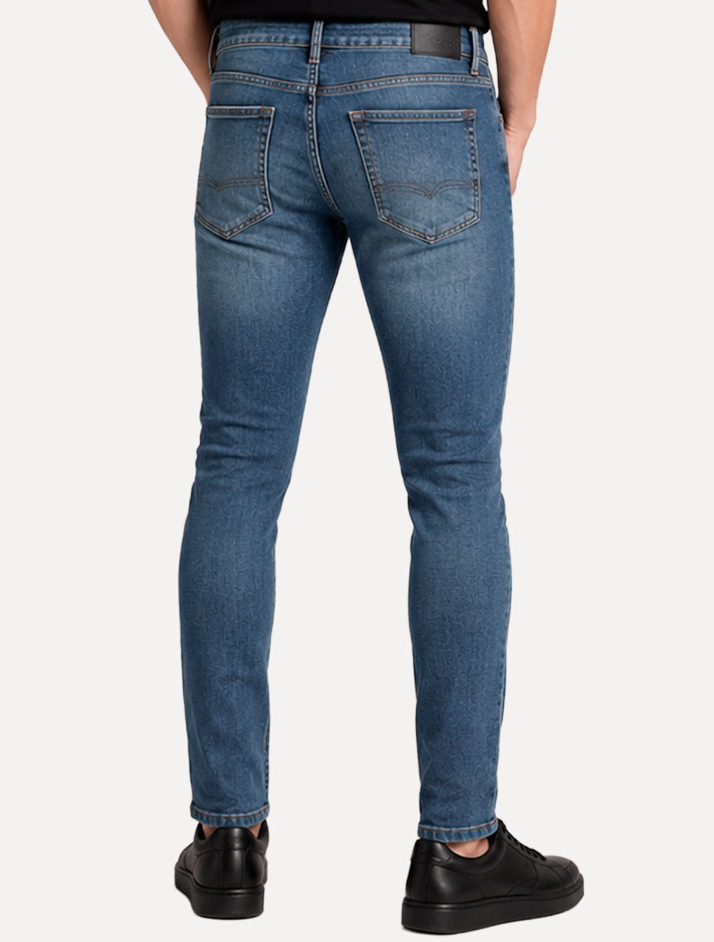 Calça John John Jeans Masculina Skinny Sarajevo Azul Médio