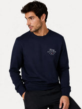 Moletom Tommy Hilfiger Masculino Brand Love Sweatshirt Azul Marinho