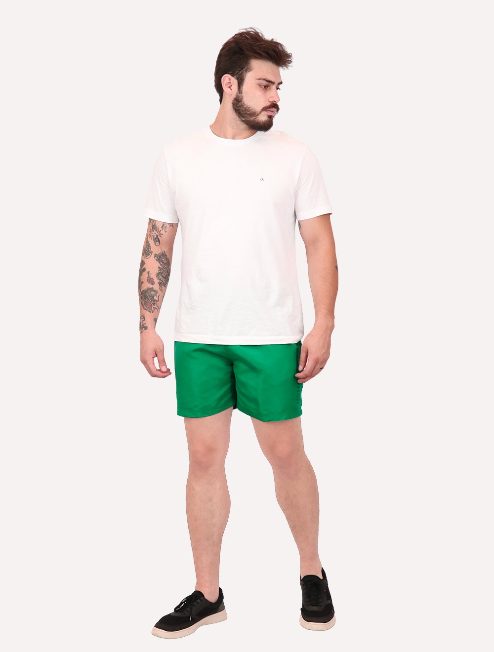 Short John John Masculino Trancoso Fiji Green Verde Médio
