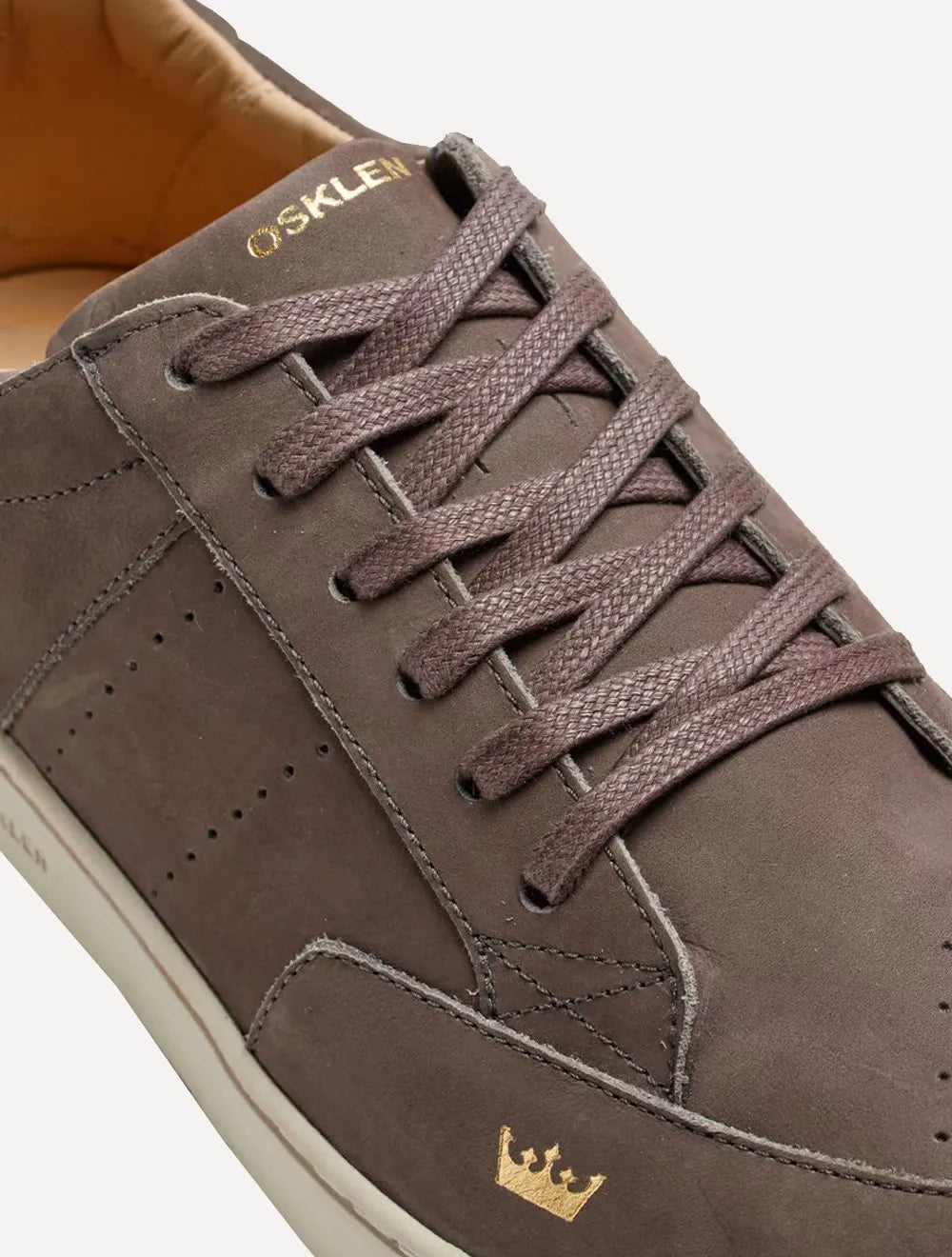 Tênis Osklen Masculino Couro Soho Nobuck Cinza Escuro