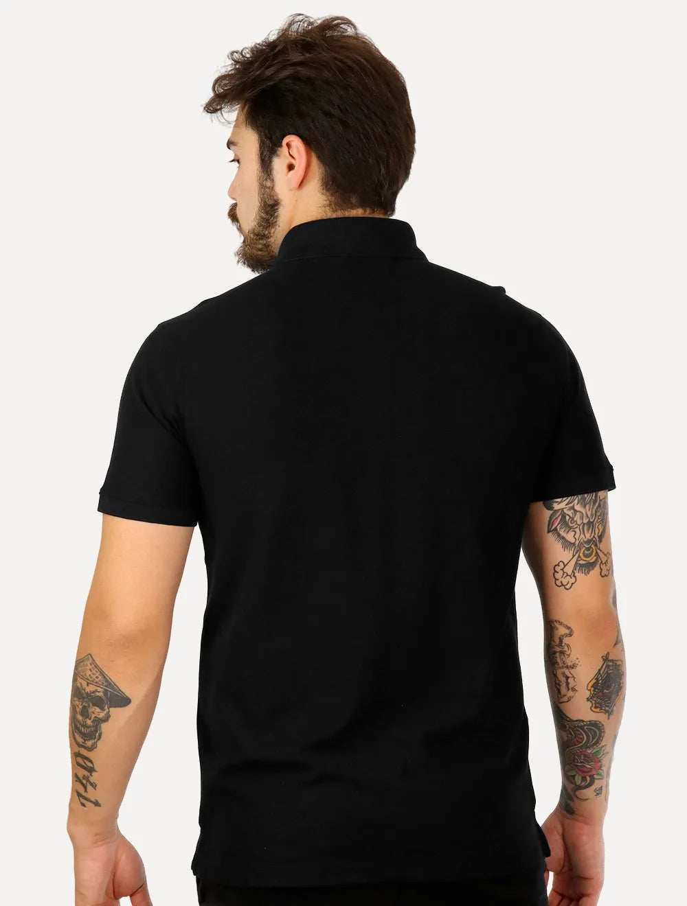 Polo Dudalina Masculina Piquet Comfort Pima Preta