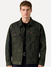 Jaqueta Levis Jeans Masculina Trucker Relaxed Verde