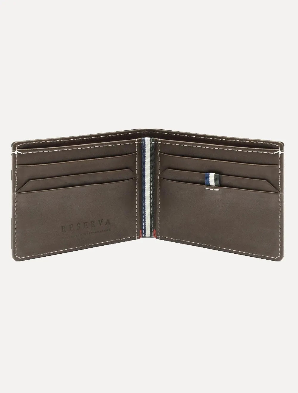 Carteira Reserva Masculina Couro Parma Marrom Escuro