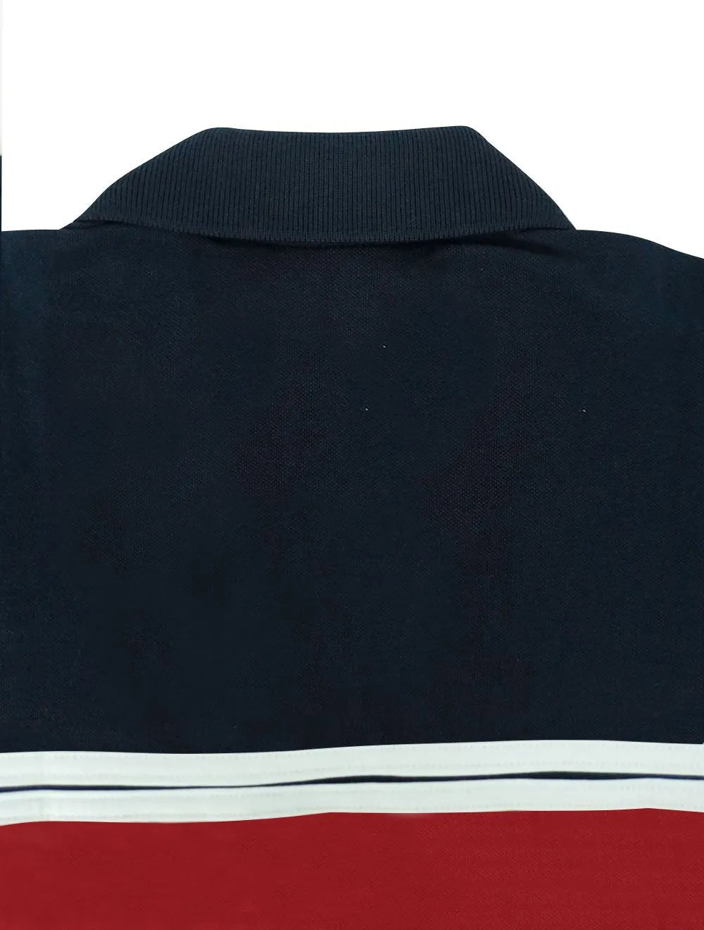 Polo Nautica Piquet Duo Sash Sail Logo Sail Marinho/Vermelha