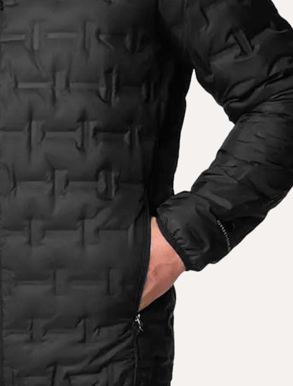 Jaqueta Columbia Masculina Delta Ridge II Down Sem Capuz Preta