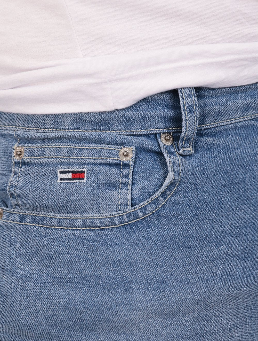 Calça Tommy Jeans Masculina Slim Scanton Washed Clara