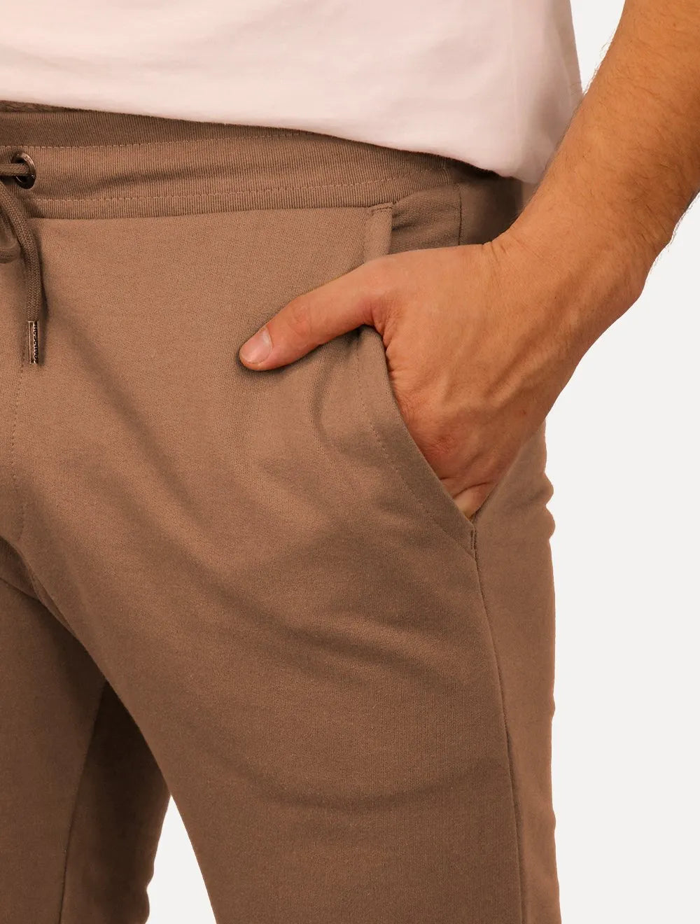 Calça Reserva Masculina Moletom Basica Cáqui Escuro