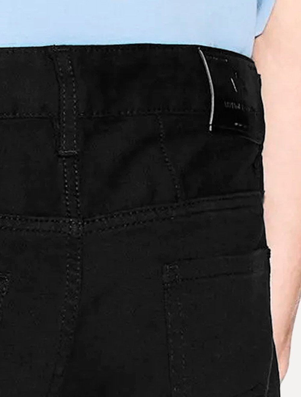 Calça Jeans Armani Exchange Masculina J14 Skinny Fit 5 Pockets Preta