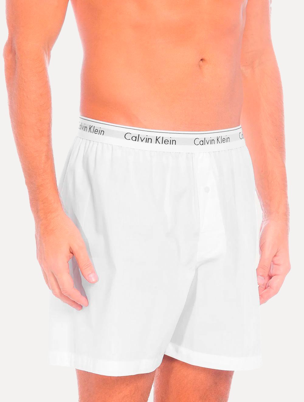 Cueca Calvin Klein Samba Canção Tricoline Branca