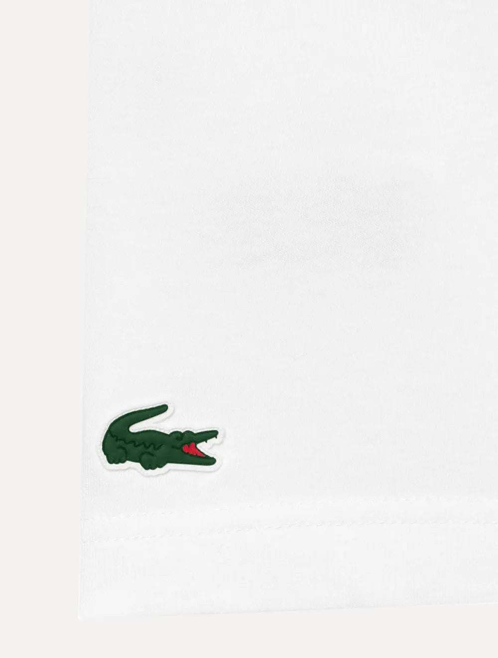 Camiseta Lacoste Masculina Regular Fit Sport Logo Graphic Branca