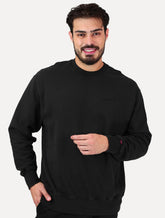Moletom Levis Masculino Crewneck Authentic Logo Poster Preto