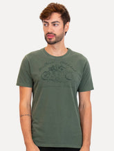 Camiseta Ellus Masculina Cotton Fine Old School Verde Escuro