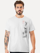 Camiseta Osklen Masculina Regular Stone Summer Sk8 Branca