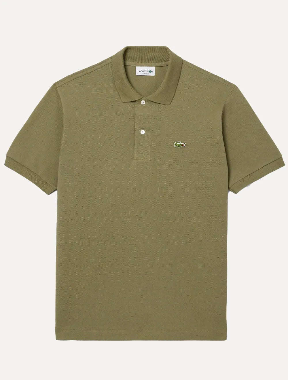 Polo Lacoste Masculina L.12.12 Verde Militar
