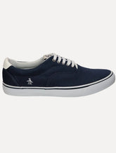 Tênis Original Penguin Masculino Cano Curto Lona Azul Marinho