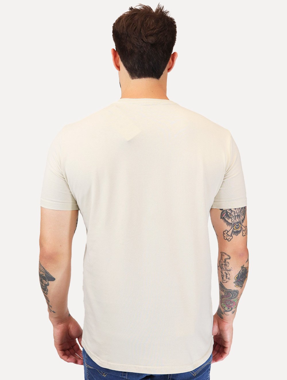 Camiseta King & Joe Masculina Flex Across The Road Areia