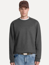 Moletom John John Masculino Crewneck Simple Cinza Médio