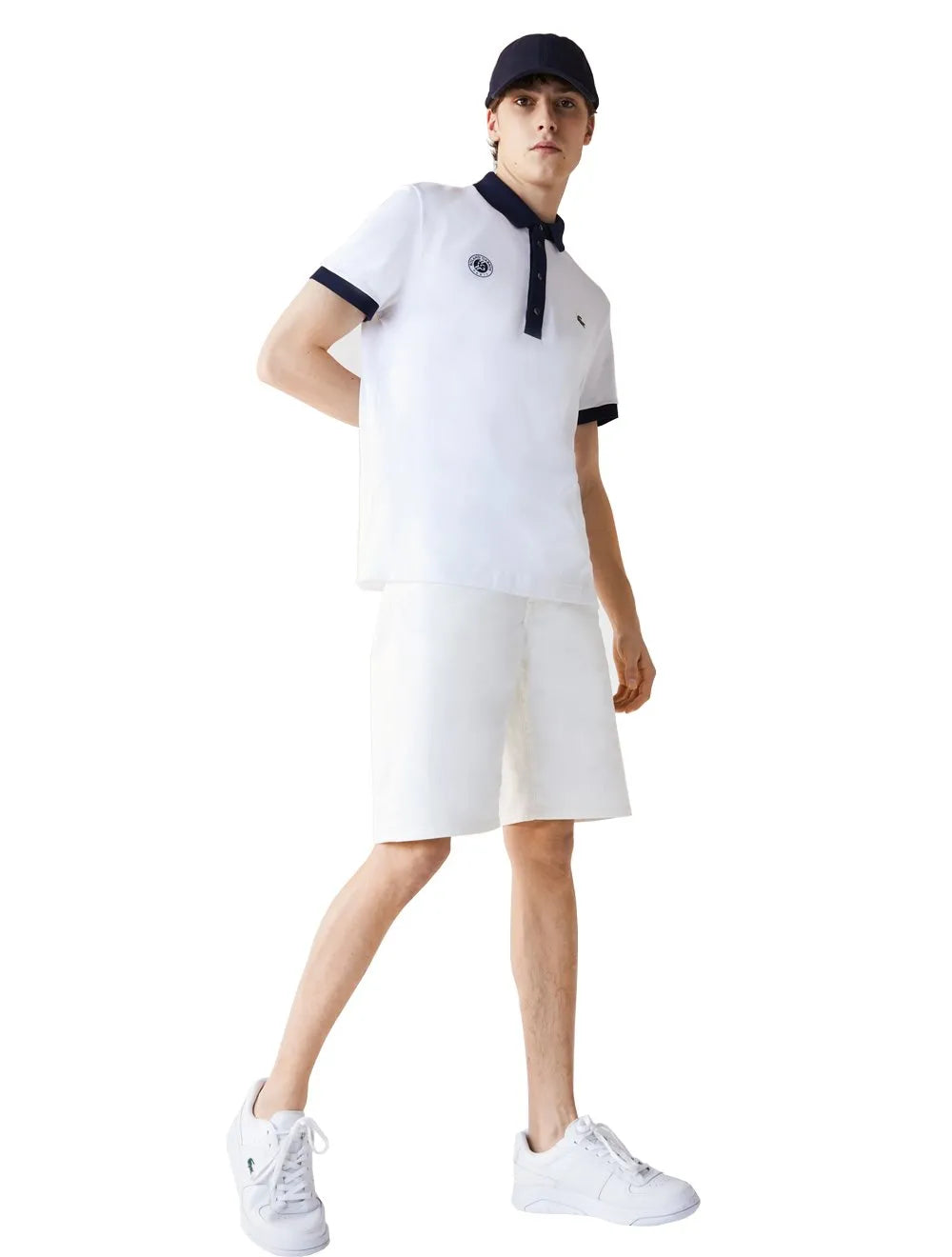 Bermuda Lacoste Masculina Jeans Essential Cotton Branca