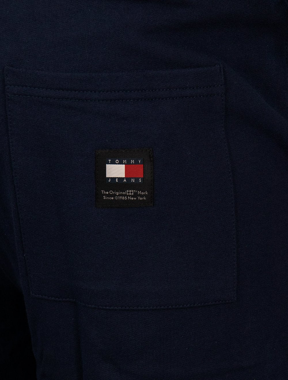 Bermuda Tommy Jeans Masculina Moletom Athletic Baseball Azul Marinho