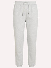 Calça Tommy Hilfiger Masculina Moletom Regular Flag Logo Cinza Mescla