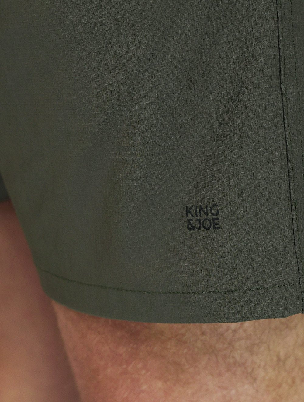 Bermuda King & Joe Masculina Nylon Flex Ripstop Verde Militar