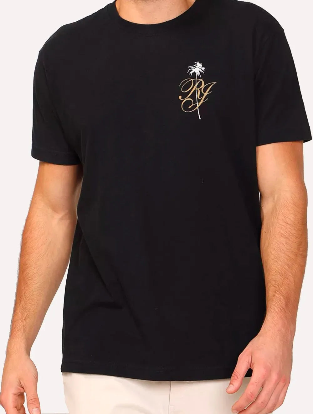 Camiseta Osklen Masculina Regular Vintage Coqueiro RJ Preta