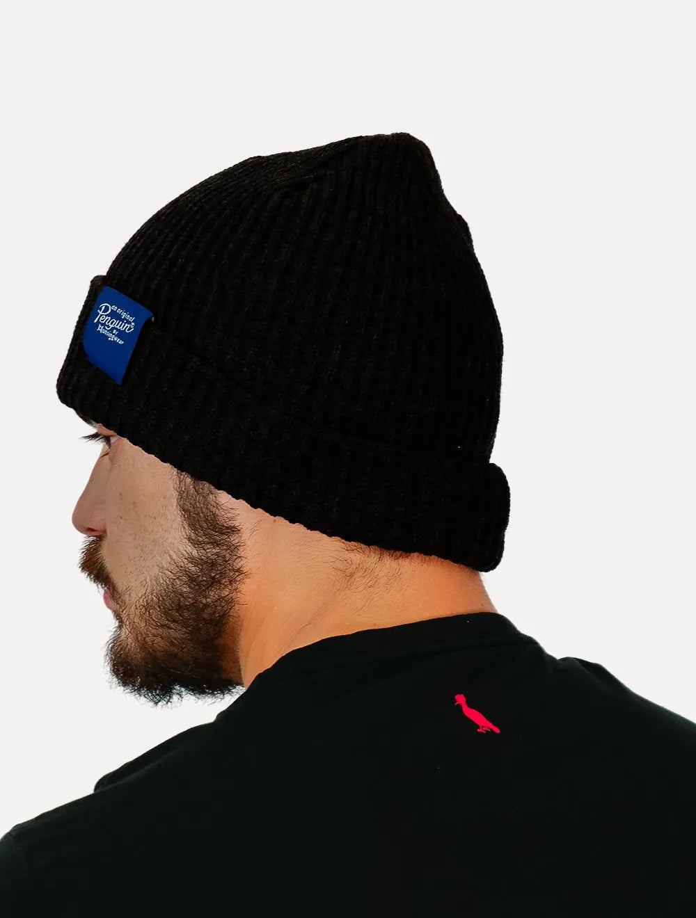 Gorro/Touca Original Penguin Masculino Etiqueta Preto